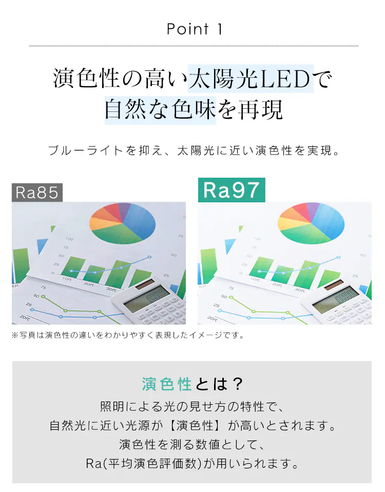 LEDデスクライト 2000lx クラウンタイプ LDL-71CLK-W ホワイト4