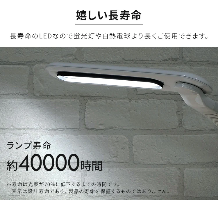 LEDデスクライト ホワイト LDL-501RN-W17