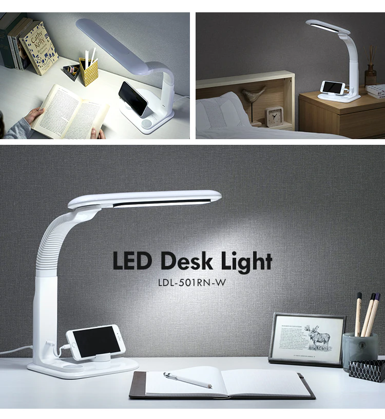 LEDデスクライト ホワイト LDL-501RN-W20