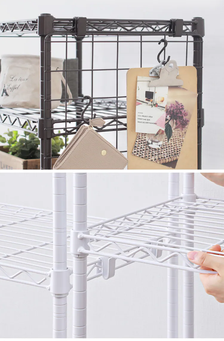 【2個セット】メタルラック カラー コネクター CMM-2R ブラック4