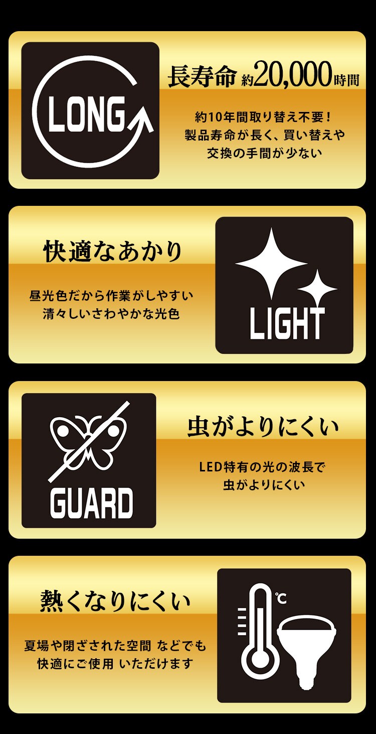 【訳あり】投光器５５００ｌｍ LWTL-5500CK8