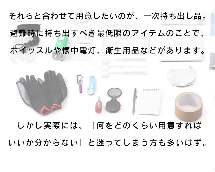 防災リュック 1人用 33点 防災セット 防災グッズ BRS-33 ブラック1