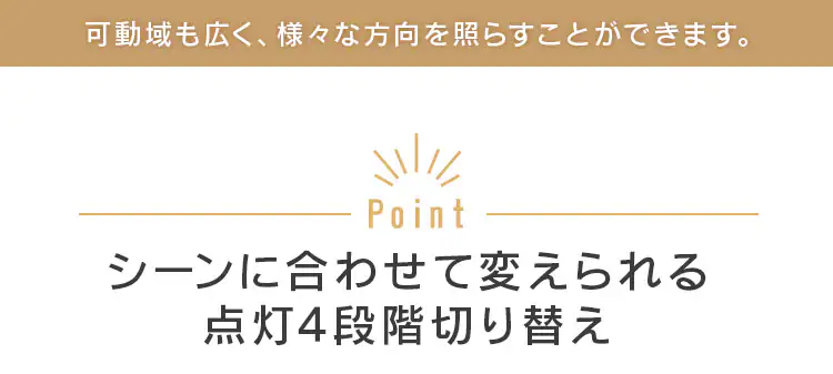 4段階切り替え