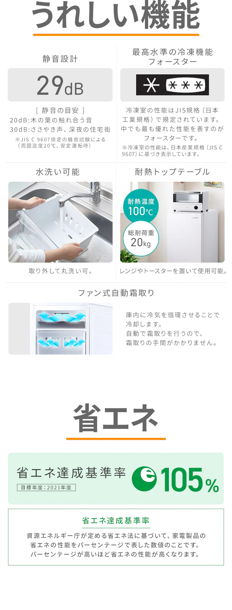 冷凍庫 80L 幅スリム 自動霜取り IUSN-8B-W7