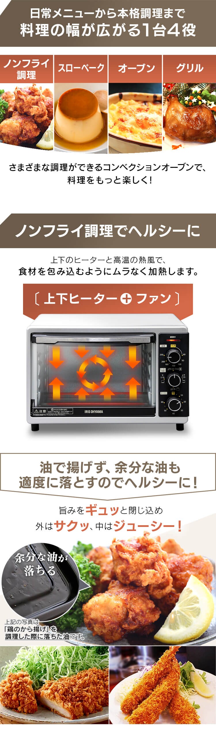 コンベクションオーブン PFC-D15A-W ホワイト2