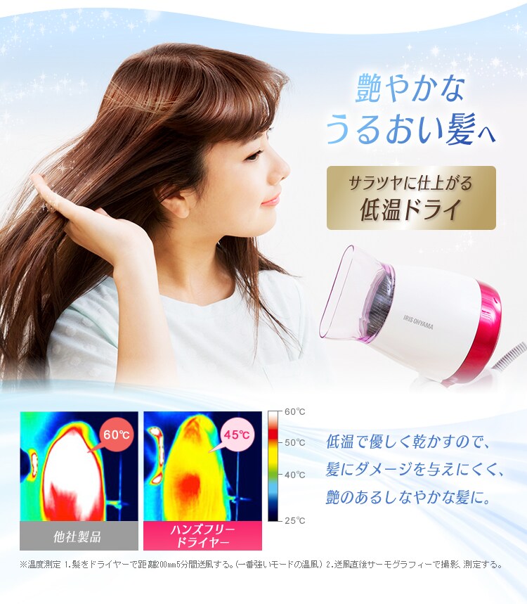 【訳あり】ハンズフリードライヤー HDR-S1-N シャンパンゴールド4