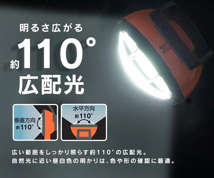 ワークライト LED クランプライト 投光器 作業灯 防水5500lm LWT-5500C7
