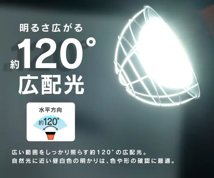 ワークライト LED 投光器 広配光 作業灯 3000lm LWT-3000CK7