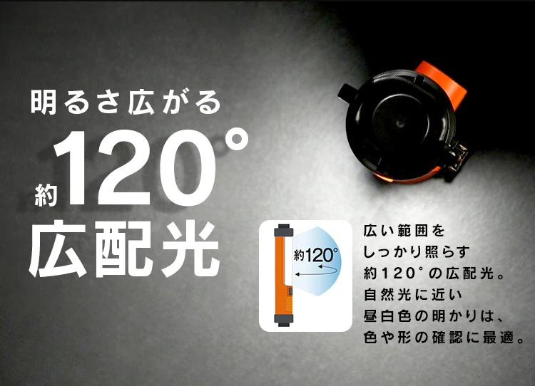 ワークライト LED スティックライト 充電式 充電器付き 懐中電灯 作業灯 200lm LWS-200SB-CH5