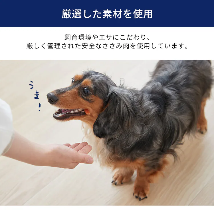 まるごとささみジャーキー 100g 細切り 野菜入り P-IJ-HSEV100 犬 おやつ【代引き不可】3