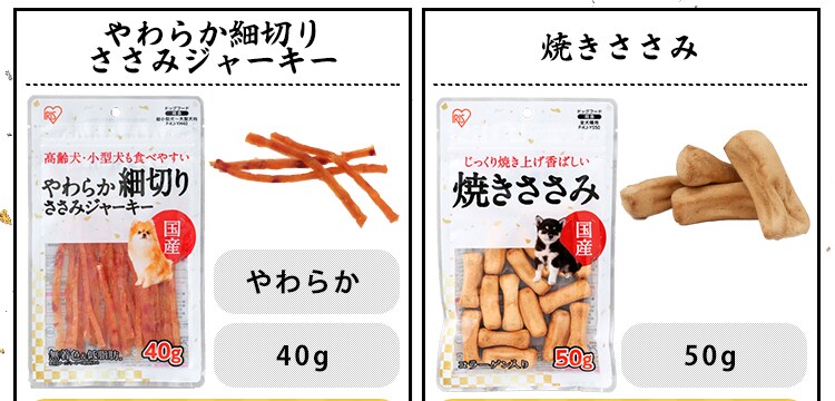 【3個セット】やわらか細切りささみジャーキー 40g P-KJ-YH40 犬 おやつ9