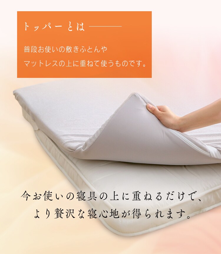 ラテックス風トッパーマットレス