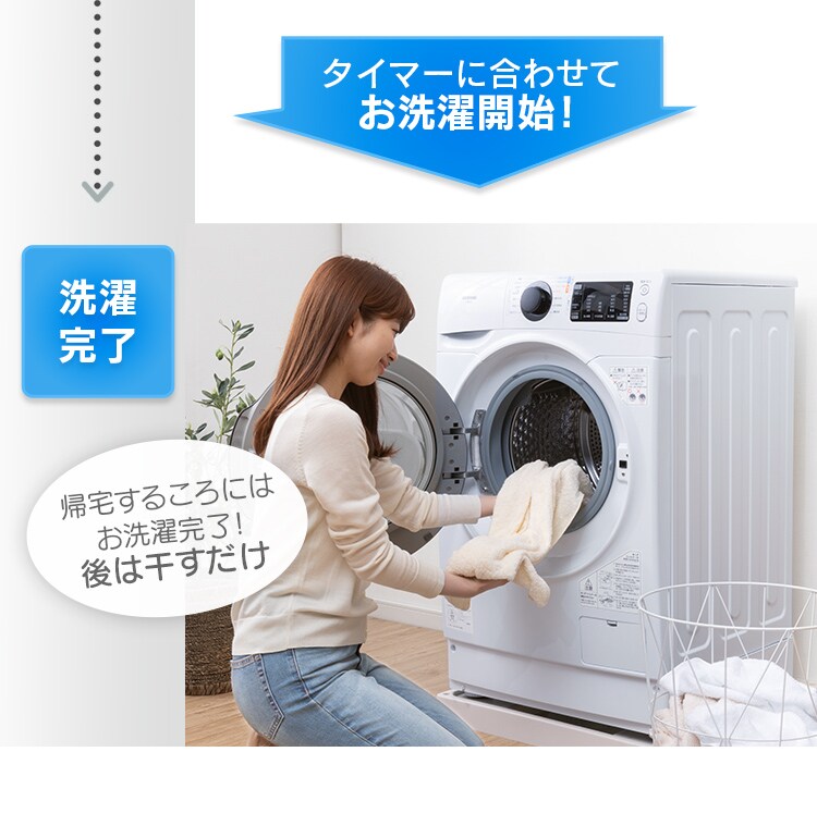 ドラム式洗濯機 8.0kg  FL81R-W【代引き不可】19