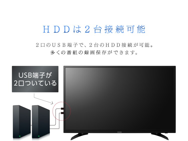 【訳あり】LUCA フルハイビジョンテレビ 43インチ LT-43A420 ブラック10