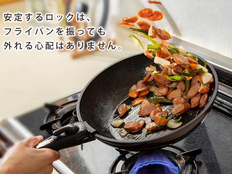 しっかりロックで外れない