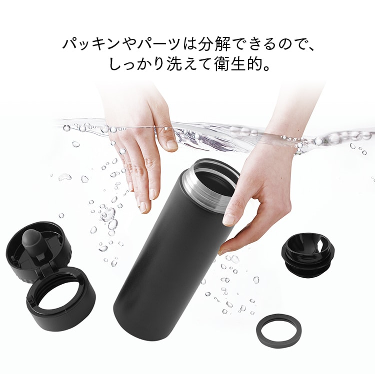 パーツは分解できるのでしっかり洗える