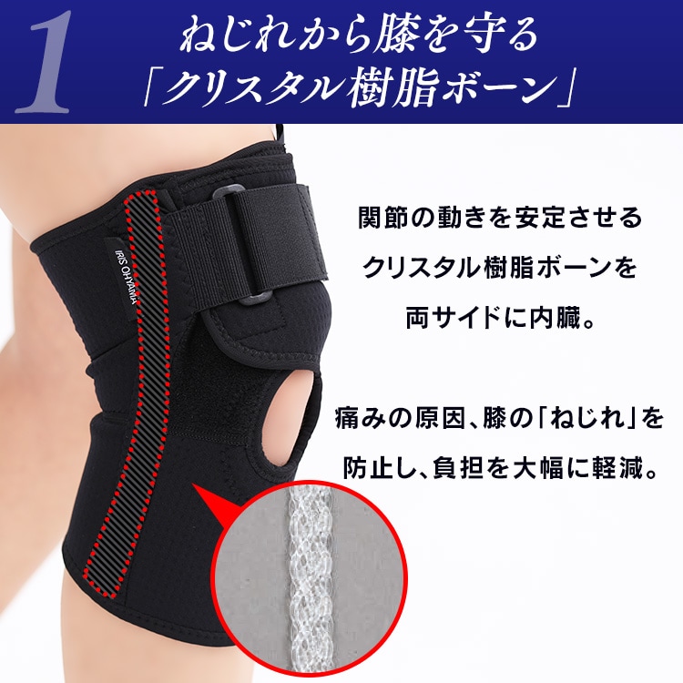 理学療法士設計サポーター ひざ用ロング ISHL 全3サイズ5