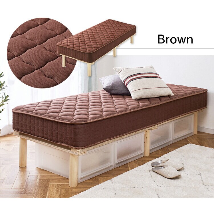 脚付きコイルマットレス AMT-B80 全3色13