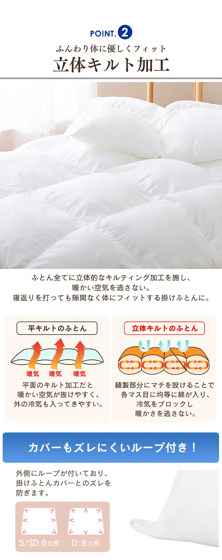 【50%OFFクーポン】掛け布団 ダブル 吸放湿 洗濯可 収納袋付き 3