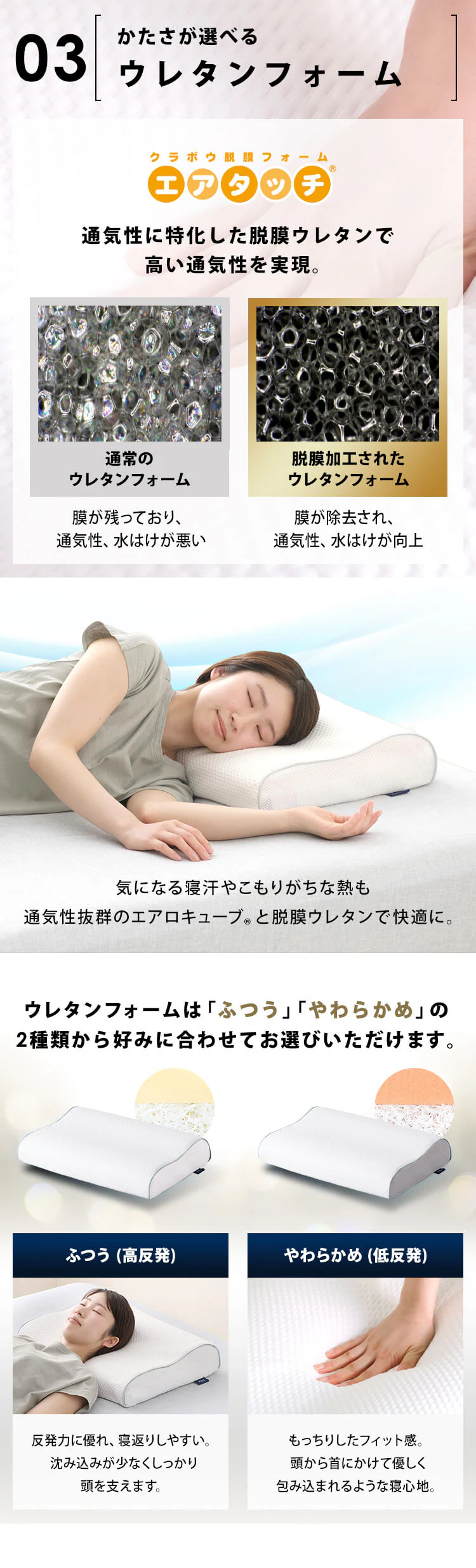 エアリーピローコンパクトタイプ 全2種8