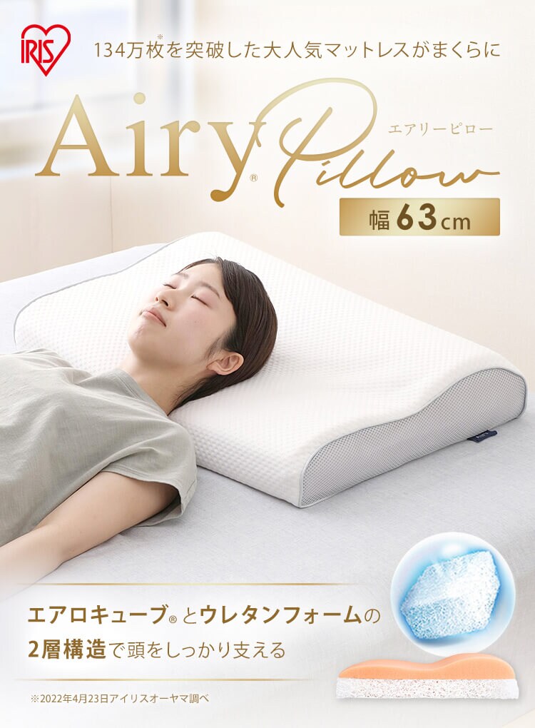 枕カバー エアリーピロー専用 スタンダードタイプ PWC-TKR43632