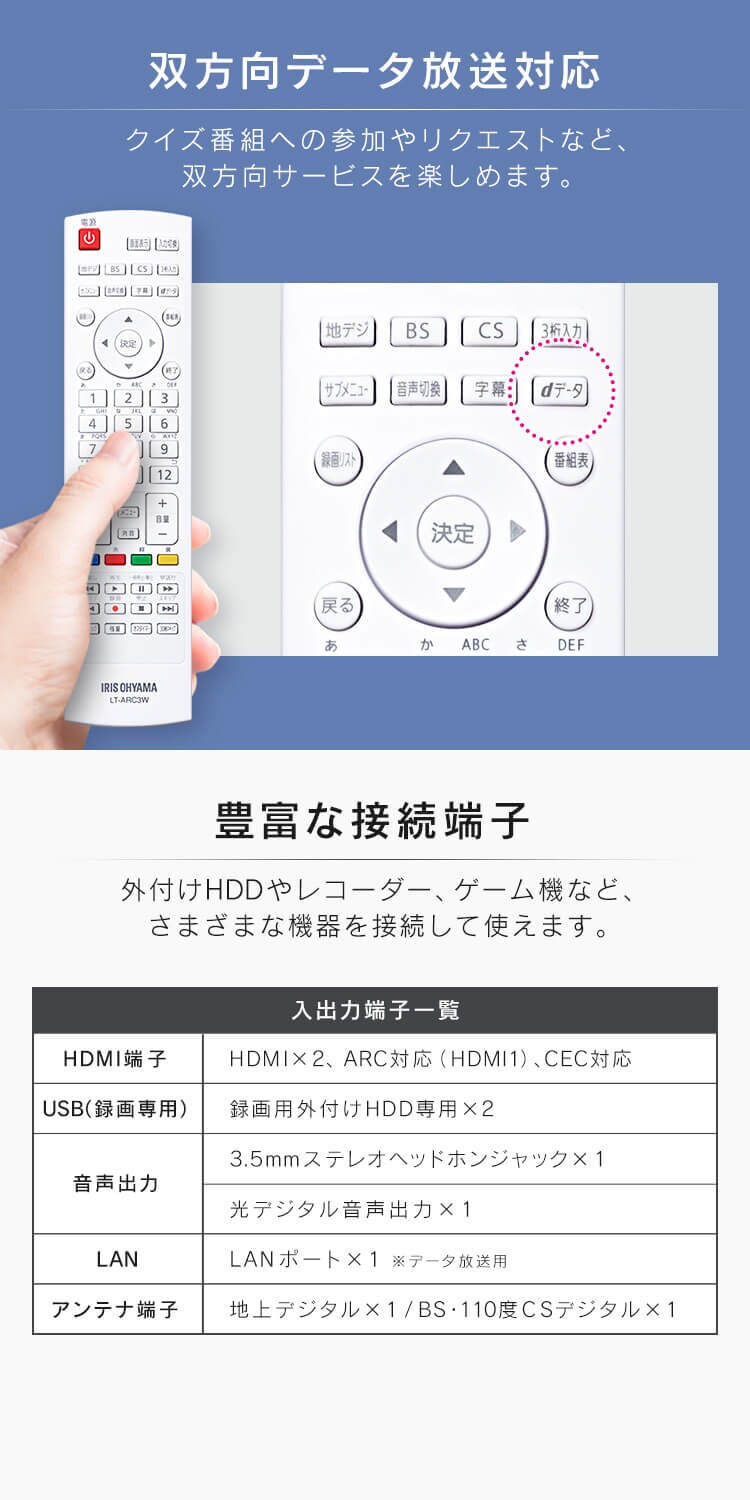 【訳あり】テレビ 32V型 LUCA LT-32D320B6