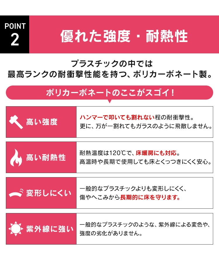 チェアマット PCM-129 H574847│アイリスプラザ│アイリスオーヤマ公式通販サイト