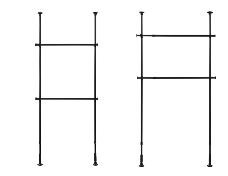 突っ張りワードローブ TWR2-1350 ホワイト3