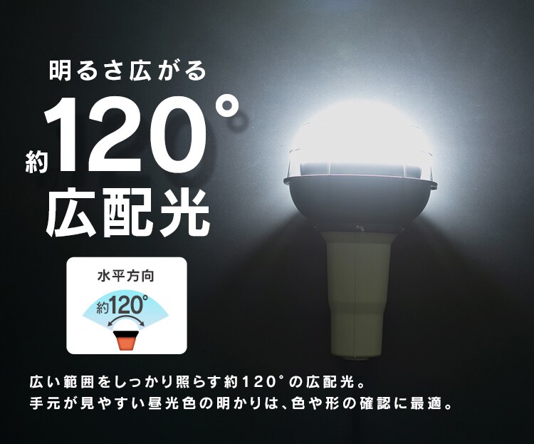 LED電球 投光器用 5500lm LDR44D-H-E39-E3
