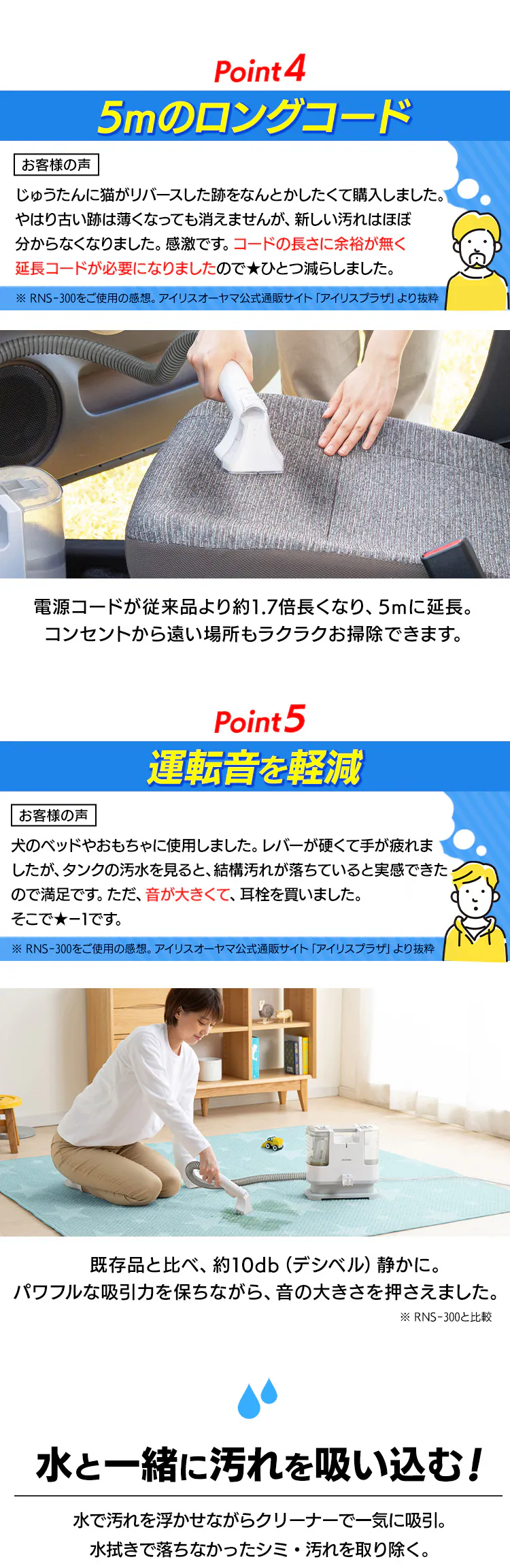 リンサークリーナー ホワイト RNSK-P109