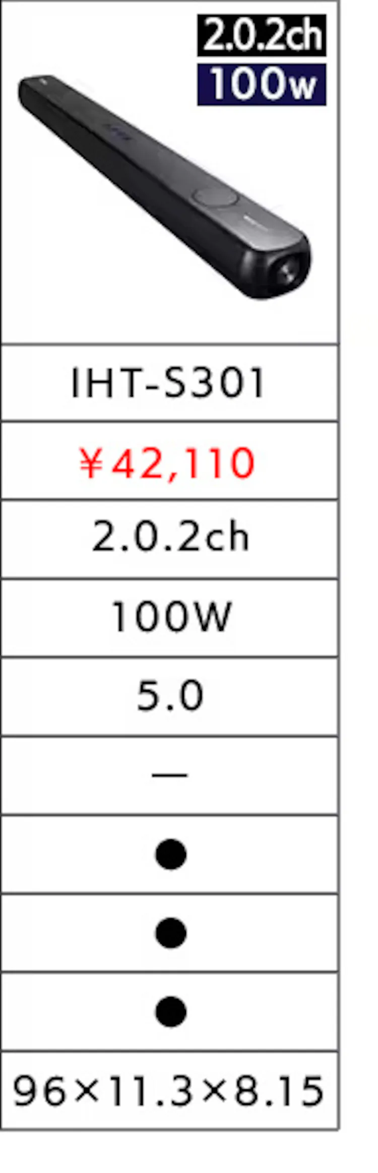 サウンドスピーカー IHT-S101 ブラック12