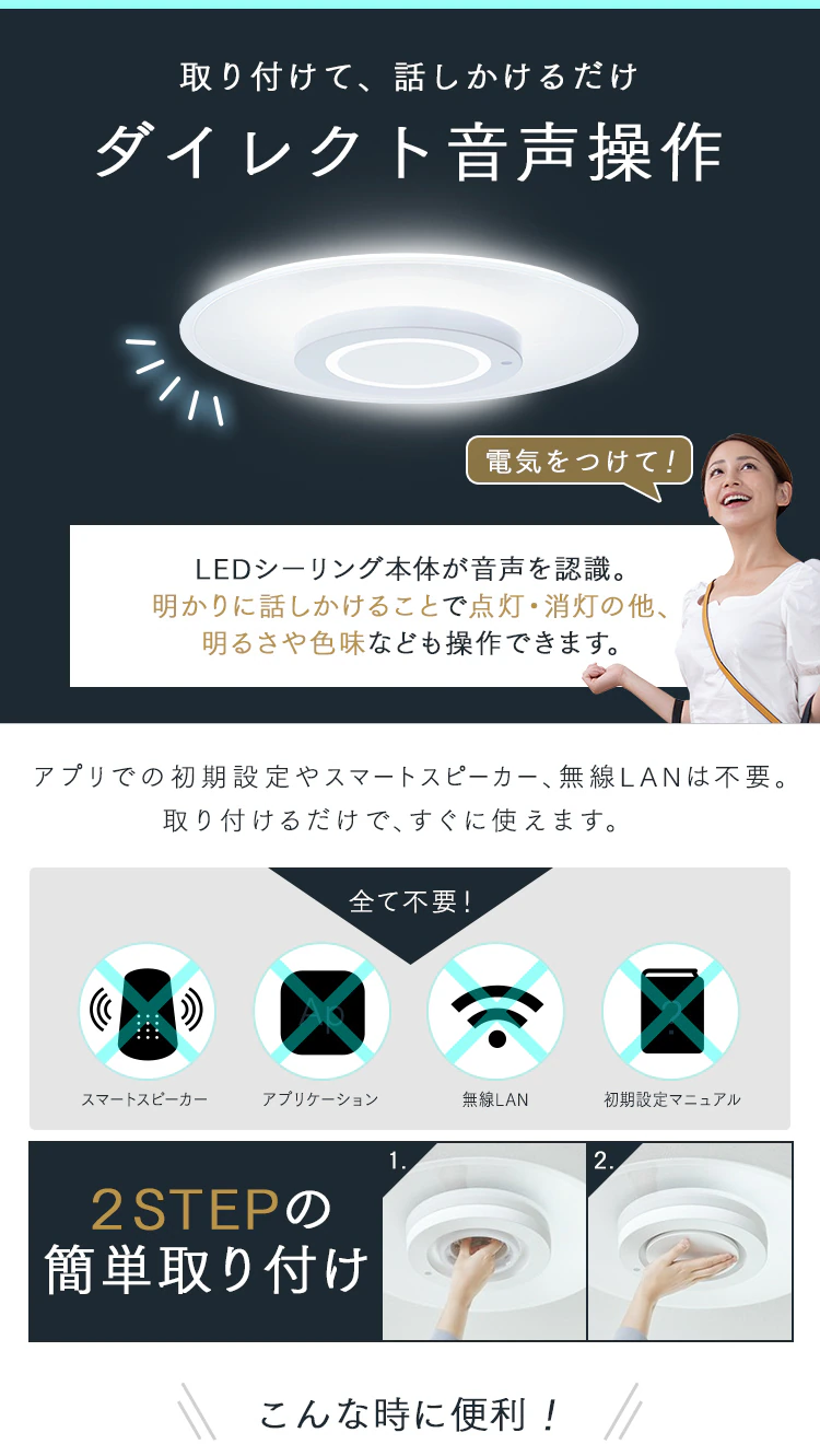 パネルライト 8畳  ホワイト7