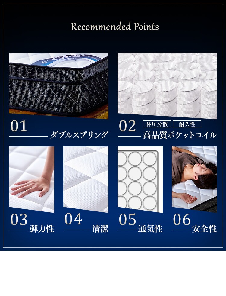 マットレス シングル ポケットコイル 硬め 厚さ30cm PMTS30H-S マットレス シングル ポケットコイル 硬め 厚さ30cm PMTS30H-S