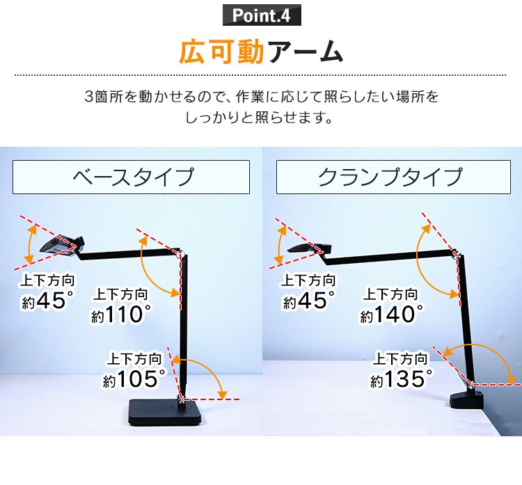 デスクライトT型 LDL 全2種10