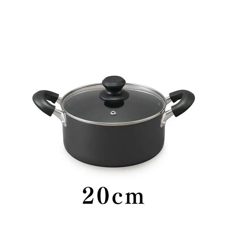 鍋 両手鍋 深型 22cm IH/ガス ダイヤモンドコート DIS-P22D ホワイト8