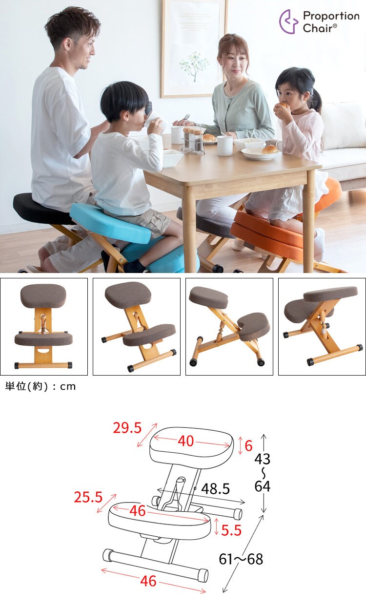 宮武製作所 プロポーションチェア CH-88W ブラック【時間指定不可】【プラザセレクト】【代引き不可】12