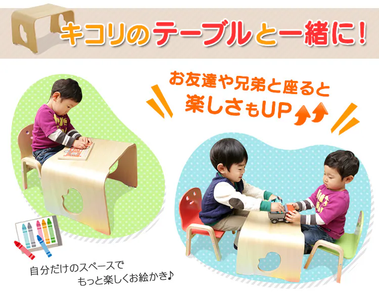 ヤトミ 木製ミニチェア キコリの小イス MW-KK【プラザセレクト】2