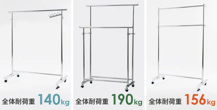 パイプハンガー 1連 耐荷重140kg CW3001-T5 全3色【プラザセレクト】13