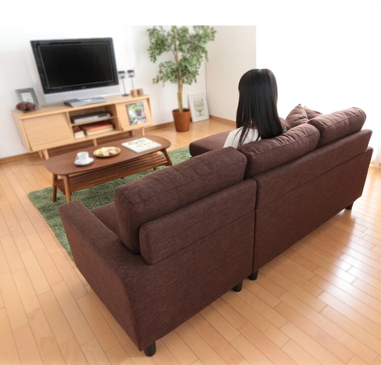 ポケットコイルカウチソファ