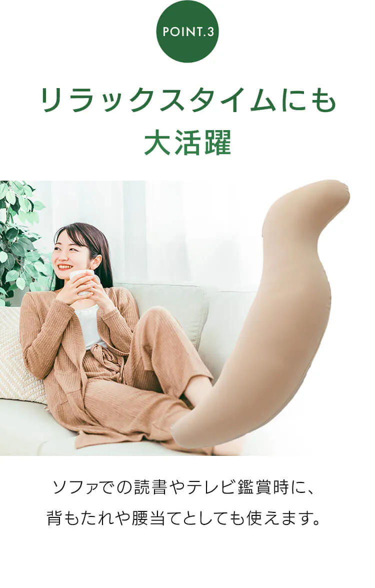 Beech 王様の抱き枕 アイボリー【プラザセレクト】3