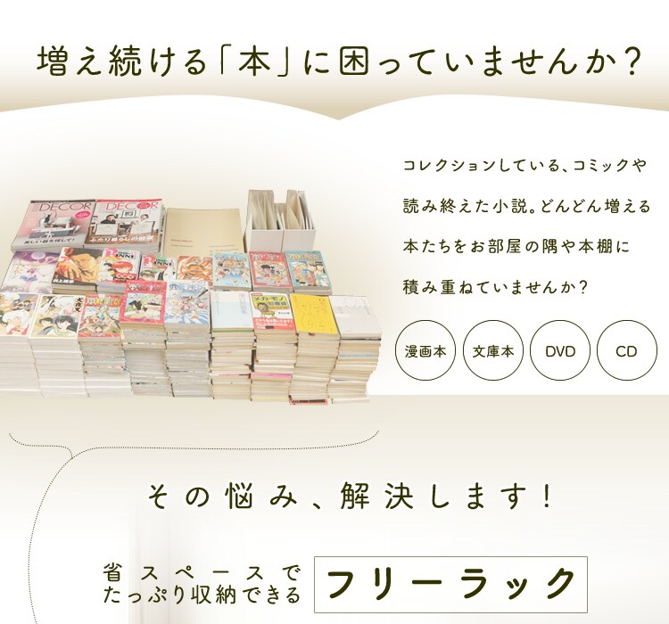 フリーラック FR-1860 全3色【プラザセレクト】1