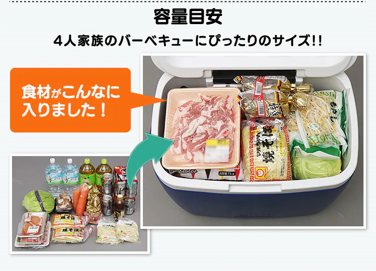 クーラーボックス 48L CB-G003-BL 3