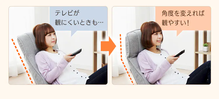 レバー付きハイバック座椅子 IRS048 全4色【プラザセレクト】7