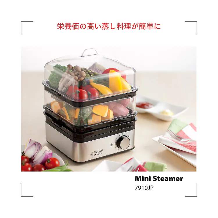 ラッセルホブス ミニスチーマー 7910JP 1