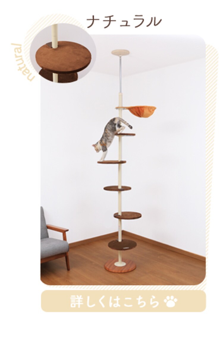 ボンビアルコン キャットポール ナチュラル 21