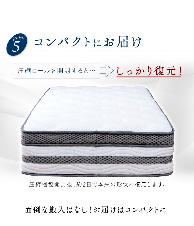 ポイント5・コンパクトにお届け