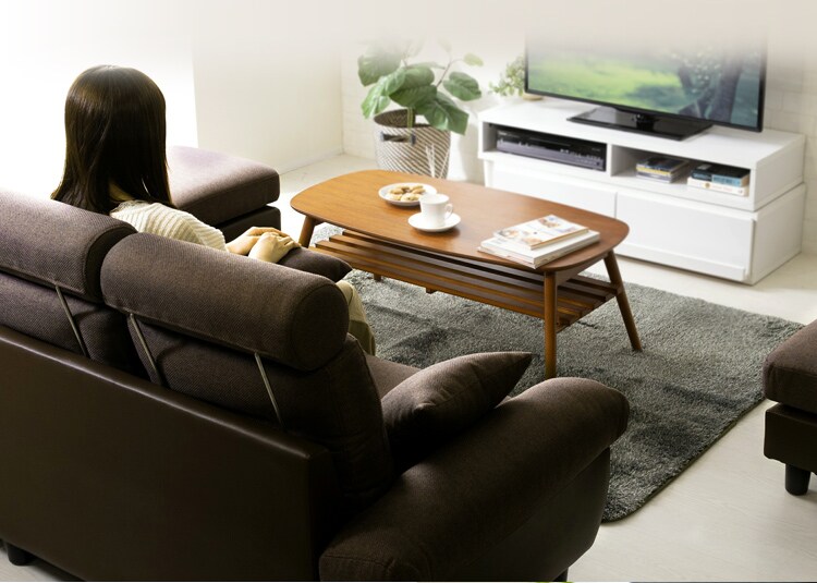 ヘッドレスト付ポケットコイルカウチソファ 41929 全2色【プラザセレクト】3