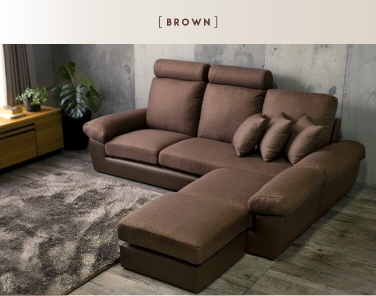 ヘッドレスト付ポケットコイルカウチソファ 41929 全2色【プラザセレクト】30