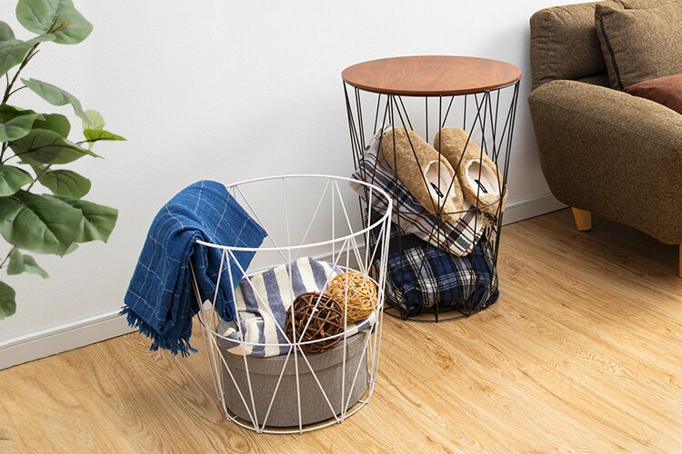 ワイヤースチールテーブル WTL 全2サイズ 全2色【プラザセレクト】3