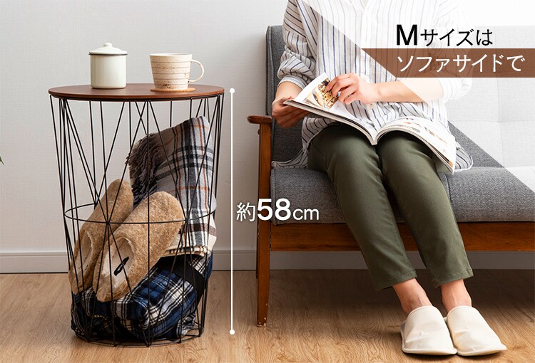 ワイヤースチールテーブル WTL 全2サイズ 全2色【プラザセレクト】6